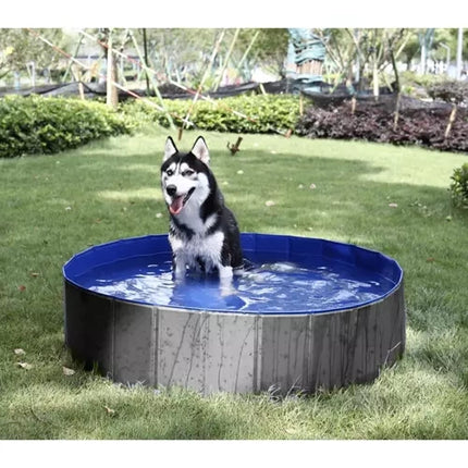 Hondenzwembad Opvouwbaar 100 x 30 cm – Antislip Hondenbad – Koelbad voor Honden – 230 Liter – Opvouwbaar Zwembad voor Honden