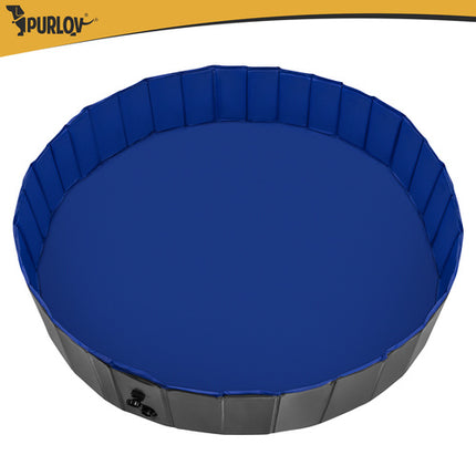 Hondenzwembad Opvouwbaar 160 x 30 cm – Groot Antislip Koelbad voor Honden – 600 Liter – Opvouwbaar Hondenbad