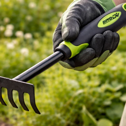 Handhark 29 cm – Tuingrabbel – Handhark voor Bloembedden, Borders en Moestuin – Metalen Hark