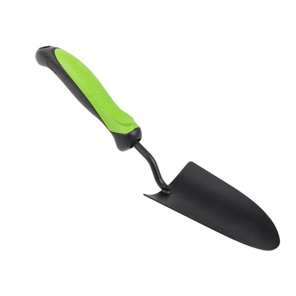 Tuingereedschapset 4-delig – Snoeischaar, Troffel, Handvork en Cultivator – Tuingereedschap – Ergonomisch – Zwart/Groen