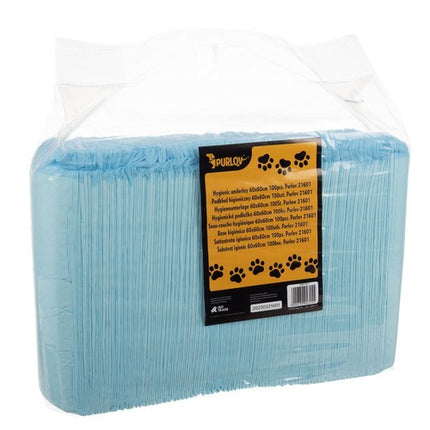 Puppy Trainingspads 100 Stuks 60 x 60 cm – Puppy Onderleggers – Zindelijkheidstraining – Absorberende Puppy Pads – Inclusief 30 Poepzakjes