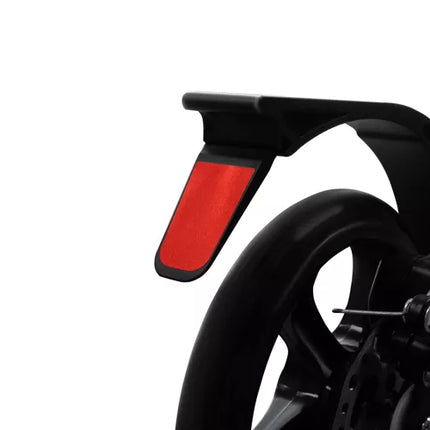 2de kansje Kruzzel hyperion step voor volwassenen met vering en schijfremmen tot 100kg - opvouwbaar - grote wielen - ideaal voor the last mile - zwart