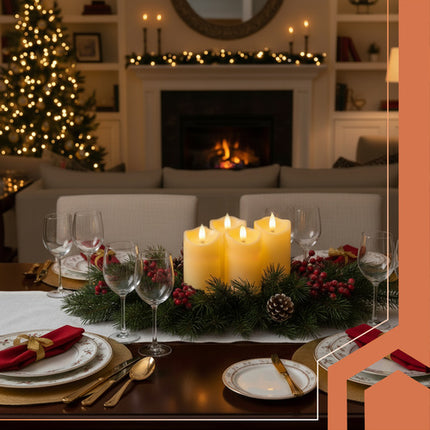 Ruhhy LED Kaarsen 4-delig – 12,5 cm – Warm Wit Flikker Effect – Veilig Grafkaars Inzet – Batterij Led Kaarsen IP20