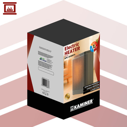 Kaminer Lumni PTC 1500W keramische kachel – Energiezuinig – LED Display – Snel & Stil Verwarmen