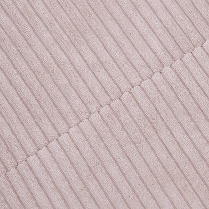Plushnest Luxe Ronde Ballenbak voor Kinderen en Baby's - Ballenbad 90x30cm Roze Corduroy - 200 Kleurrijke Ballen 6cm Parelmoer, Lichtroze, Goud