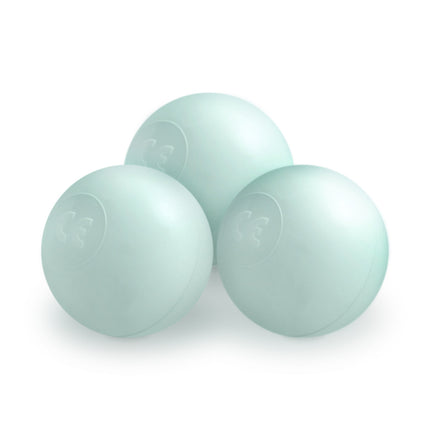 Trendmix Extra Groen Mint Ballenbak Ballen – Set van 50 Stuks – 6 cm – Veilig & Flexibel – Parelmoer Mint