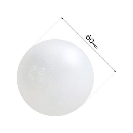 Trendmix Extra Parelmoer Ballenbak Ballen – Set van 50 Stuks – 6 cm – Veilig & Flexibel