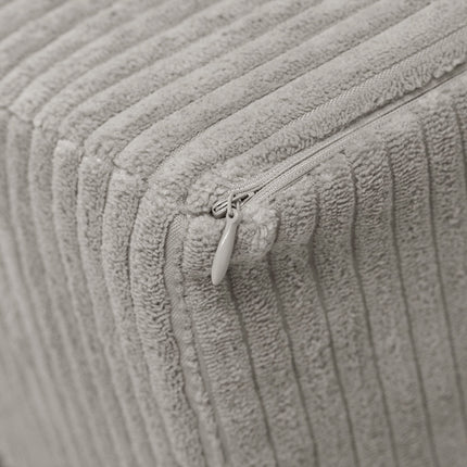 Plush Nest Kinderfauteuil Beige Corduroy – Peuterstoel Zacht & Licht – 12+ maanden – 40x53 cm