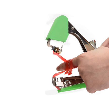 Plantenbindmachine – Plantentang voor Tomaten, Klimplanten en Wijnranken – Inclusief Tape en Nietjes – Tuintapener