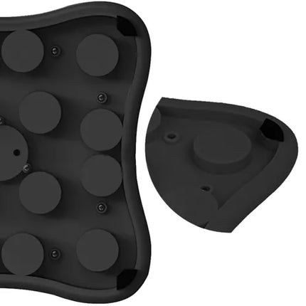 Interactieve hondenpuzzel en slow feeder anti schrokbak met geluid zwart