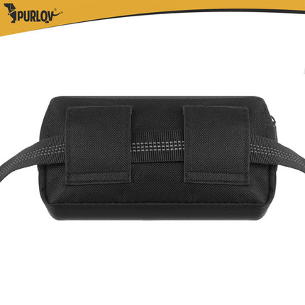 Handsfree Hondenriem met Heupgordel – Schokdempende Hondenriem – Reflecterend – Tot 50 kg – Heuptas – Zwart/Geel