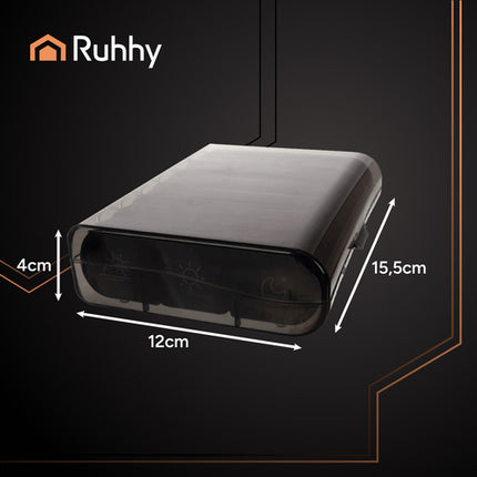 Ruhhy Medicatie Organizer 7 Dagen – Ochtend/Middag/Avond – Verwijderbare Dagmodules – Compact Pillendoosje – Duidelijke Markering – Reisklaar