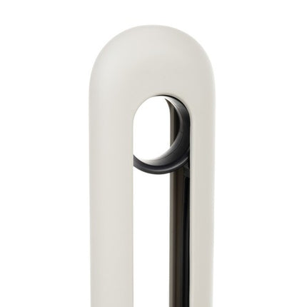 Ruhhy Compacte Mini-Mop – Streeploos Ramen & Spiegels Wassen – Waterinjectiesysteem – 2 Duurzame Klikpads – Ergonomische Handgreep – Wit