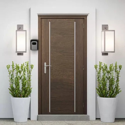 Sleutelkluis met Code – Sleutel Safe voor Buiten – Wandmontage – 4 Cijferig Codeslot – Zwart/Grijs