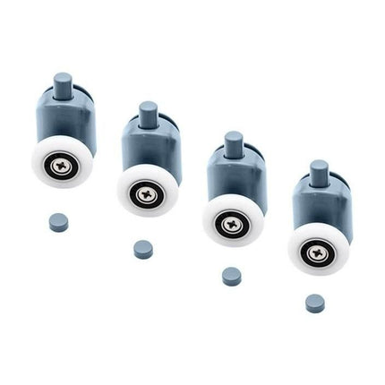 Douchecabine Wielen Set 8 Stuks – Douchedeur Rollen 24 mm – Vervangingsset Voor Douchecabine – Universeel
