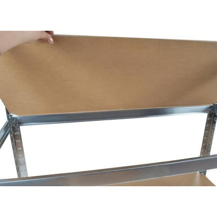 Malatec Boutloos Opbergrek - Werkbank - Gegalvaniseerd Staal - 150x75x30 Opslagrek