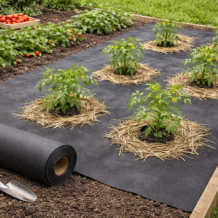 Antiworteldoek 1 x 30 Meter 50 g/m² – Onkruiddoek – Worteldoek – Gronddoek – Agrotextiel voor Tuin en Moestuin