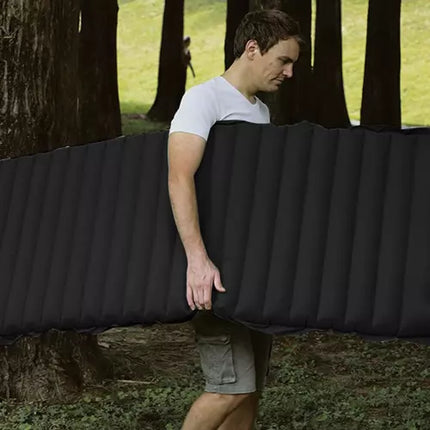 Zelfopblaasbare slaapmat 1 persoons 190 x 60 x 12 - Luchtbed met ingebouwde pomp