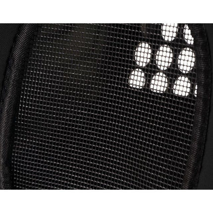 Purlov opvouwbare draagtas voor honden, katten en knaagdieren tot 6 kg zwart