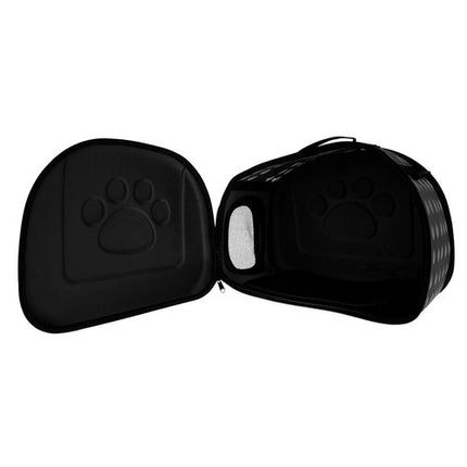 Purlov opvouwbare draagtas voor honden, katten en knaagdieren tot 6 kg zwart