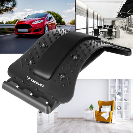 Malatec 2 in 1 rug stretcher en massagekussen tegen stijve en gespannen spieren