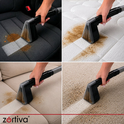 VacTrim Zortiva Wasstofzuiger 800W – 17.000 Pa – Bekledingreiniger – Tapijtreiniger – Waterstofzuiger – Dierenhaar – 1800 ml