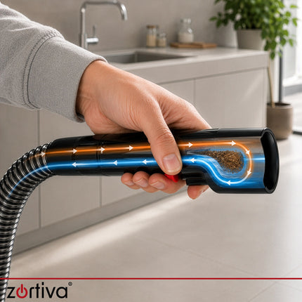 VacTrim Zortiva Wasstofzuiger 800W – 17.000 Pa – Bekledingreiniger – Tapijtreiniger – Waterstofzuiger – Dierenhaar – 1800 ml