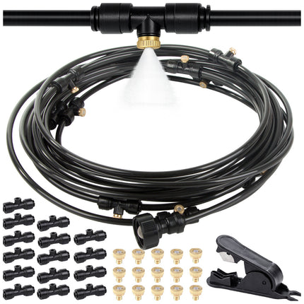 Vernevelaar Watergordijn Irrigatiesysteem 10 Meter – Automatische Tuinbewatering – Verneveling – Terras Koeling