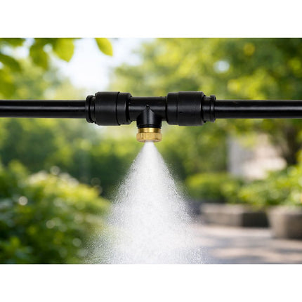 Vernevelaar Watergordijn Irrigatiesysteem 10 Meter – Automatische Tuinbewatering – Verneveling – Terras Koeling