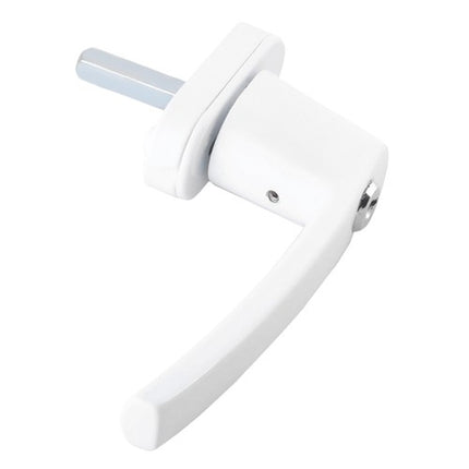 Malatec Vergrendelbare Raamkruk – Met Sleutel – Kinderveilig & Inbraakwerend – Universeel Links/Rechts – Wit