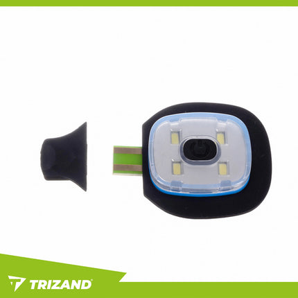 Trizand Wintermuts met LED-Zaklamp – USB Oplaadbaar – Unisex – Zwart – Dubbel Laags & Warm – Veilig in het Donker