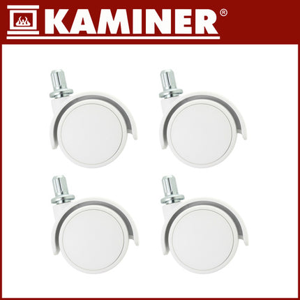 Kaminer Zelva Elektrische Glazen Verwarming – Wit – 2500W – WiFi & Afstandsbediening – Slimme Glazen Radiator