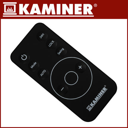 Kaminer Zelvion Elektrische Wandverwarming met LED-display & WiFi – Slimme Luchtgordijnverwarming 2000W met App & Afstandsbediening – Energiezuinig & Stil