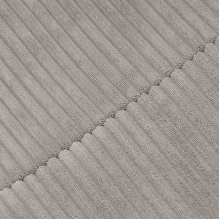 Plushnest Luxe Ronde Ballenbak voor Kinderen en Baby's - Ballenbad 90x30cm Beige Corduroy - 200 Kleurrijke Ballen 6cm Parelmoer, Lichtroze, Goud