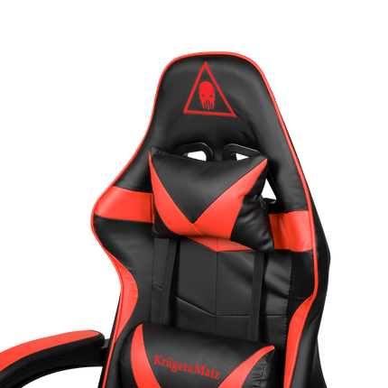 Krüger&Matz GX-150 game stoel - gaming chair - gamingstoel - zwart / rood