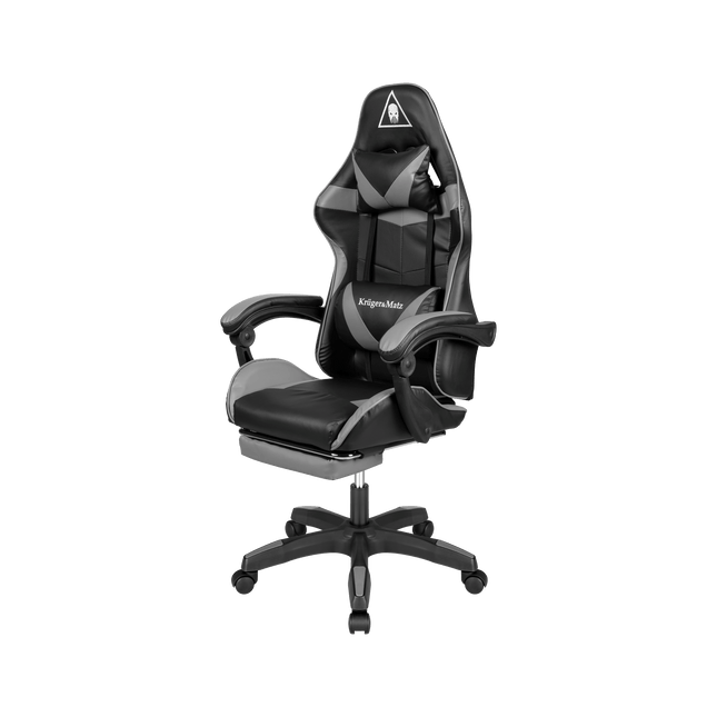 Krüger&Matz GX-150 game stoel - gaming chair - gamingstoel - zwart / grijs