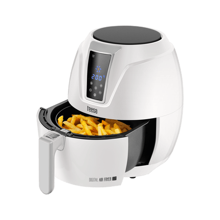 Teesa digitale airfryer / heteluchtfriteuse 3,2 liter wit TSA8046W