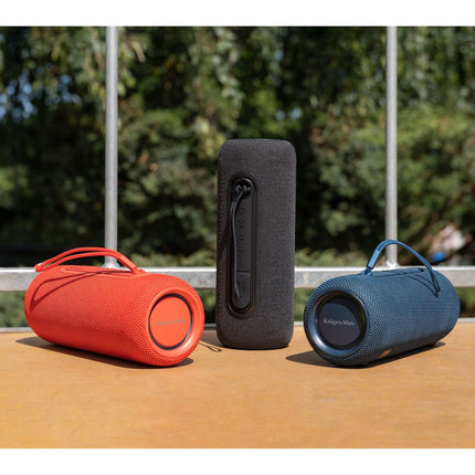 Krüger & Matz Street Draadloze Draagbare Bluetooth 5.0 Speaker Waterdicht - RGB Verlichting - TWS Functie - 20W - Zwart