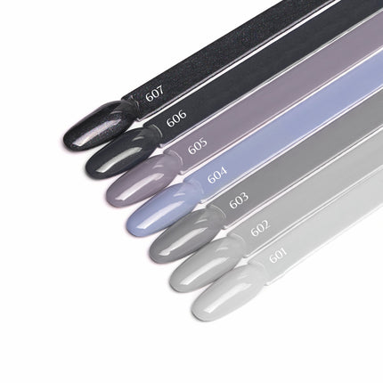 Ocho Nails grijze hybride nagellak 601 Gellak 5 g - Koel neutraal grijs - Professionele gel polish met intense glans tot 3 weken