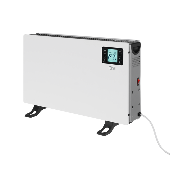 Elektrische Kachel tot 2000W - Convectorkachel - Radiator - Ingebouwde Thermostaat - LCD Display - Timer Functie - Wit