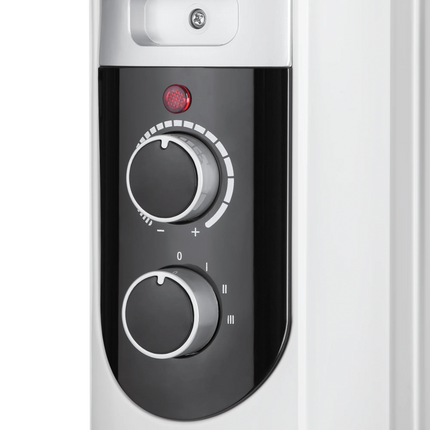 2de kansje Teesa TSA8049 Elektrische olieradiator 11 ribben 2500 W met thermostaat en 3 warmtestanden