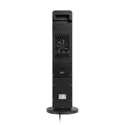 Teesa Elektrische Kachel Verwarming Met Sierhaard Functie 15 – 45°C -  PTC Keramische Verwarming 90° Roterend - Inclusief Afstandsbediening - 800/2000W