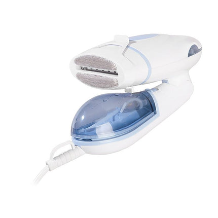 Kledingstomer / steamer met opklapbaar handvat en waterreservoir inclusief 2 opzetstukken