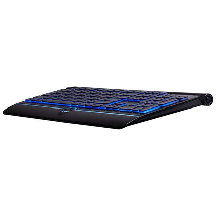 Tracer Ofis Pro USB Bedraad Toetsenbord met Blauwe Achtergrondverlichting - Qwerty - Zwart