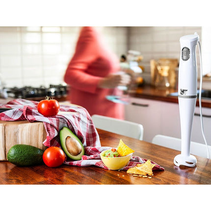 Lafe BRK-004.2 staafmixer met RVS mes 200W wit