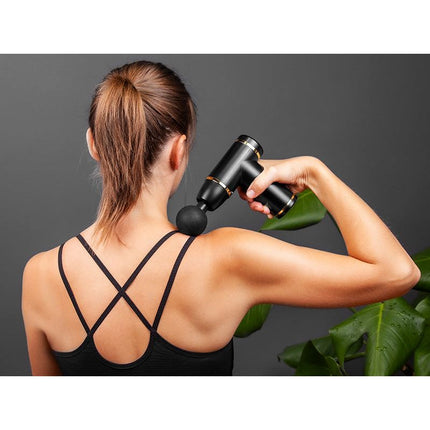 Lafe Massage gun / Massage apparaat met 4 Opzetstukken en 8 standen