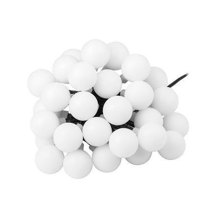 Zonne-aangedreven kleurrijke Fairy Lights 30x bollen LED Solar slinger buitenverlichting voor tuin IP44 4.9m