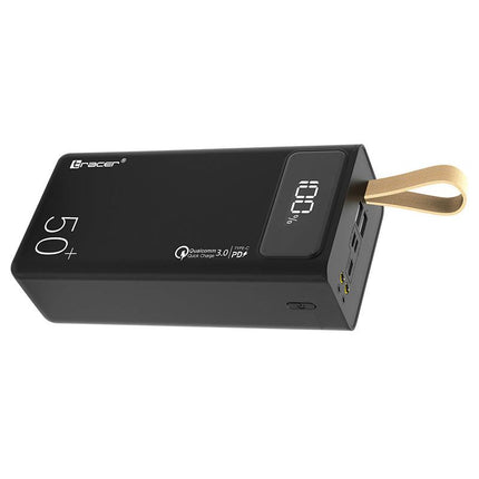 Powerbank met Snelle Laadfunctie Externe Batterij 50000mAh Quick Charge QC3.0 + Power Delivery PD20W + SCP + Vooc Oppo 2 x USB 2.0 USB-C