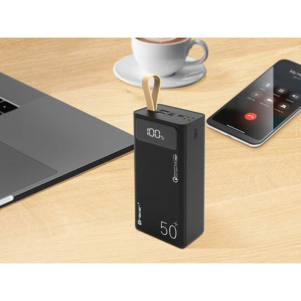 Powerbank met Snelle Laadfunctie Externe Batterij 50000mAh Quick Charge QC3.0 + Power Delivery PD20W + SCP + Vooc Oppo 2 x USB 2.0 USB-C