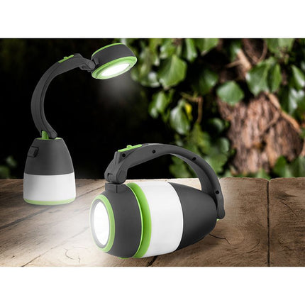 Tracer Flex 3-in-1 Multifunctionele Draagbare Campinglamp - Zaklamp - Tafellamp - Oplaadbare Powerbank lamp 1500 mAh - Outdoor Verlichting - Camping Accessoire